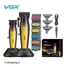 ست ماشین اصلاح خط زن صفر زن و ریش تراش وی جی آر VGR مدل 270 و 992